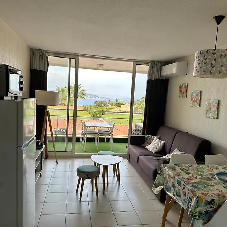 Vue Et Sur La Baie De Cannes Piscine 450m2 Randonnee Vtt Au Pied De L Esterel Apartmán Théoule-sur-Mer